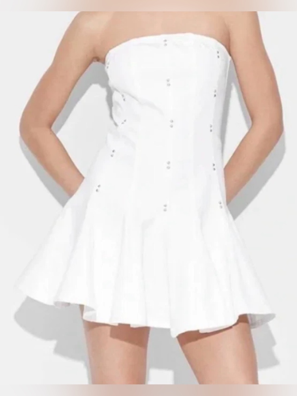 NEW Wild Fable Women's Denim Pleated A-Line Dress Size:Small
